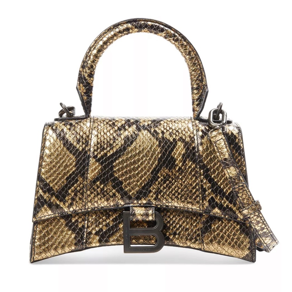 Balenciaga Hourglass XS Leather Top Handle Bag